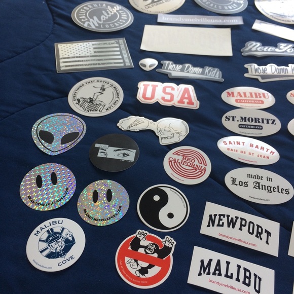 10 Brandy Melville Stickers - Picture 2 of 5